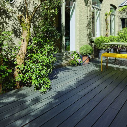 Listone per esterno in legno - XYLTECH® CO-EXTRUDED - SEDPA - in composito / aspetto legno / contract