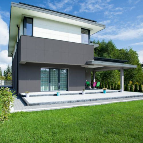 Rivestimento di facciata in pannelli - HYCOLAM® ARCHIFAADE - SEDPA - in resina fenolica / in HPL / a incastro