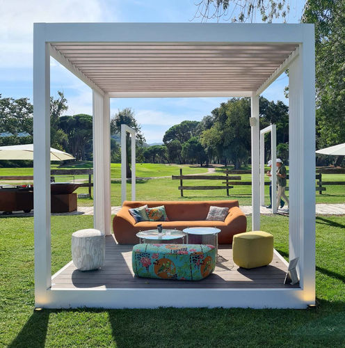 Gazebo in alluminio - ILO 7300 - Sepalumic - con struttura in alluminio / per spazio pubblico / per hotel