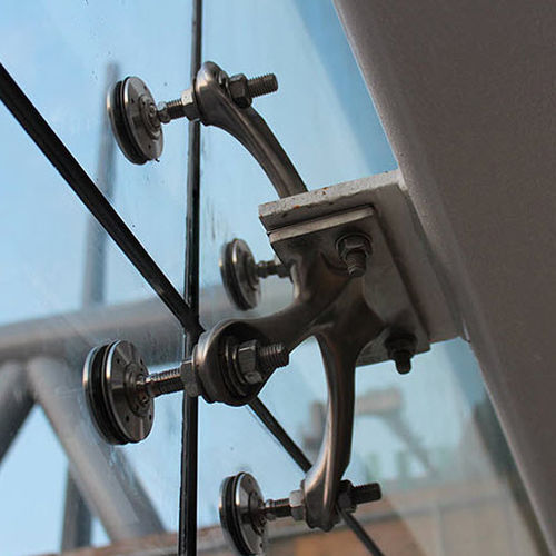 Sistema di fissaggio in acciaio inossidabile - S 3100 - SADEV - per facciata / per muro / per frangisole