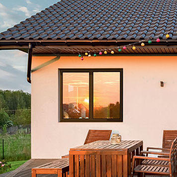 Finestra in alluminio - 70 OC+ - Sapa Building Systems - fissa / a doppi vetri / a 2 ante