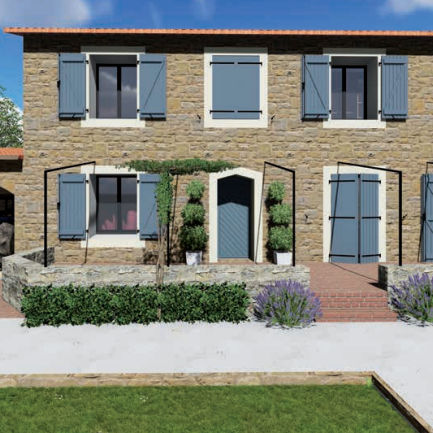 Persiana battente - P30 - Sapa Building Systems - a lamelle / a lamelle / in alluminio