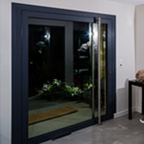 Porta d'ingresso - 70 FP GTI+  - Sapa Building Systems - in vetro / battente / contemporanea
