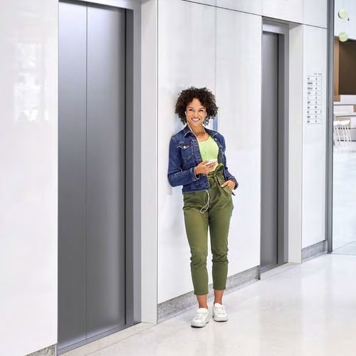 Ascensore elettrico - 3000 - Schindler - per il settore terziario / per edificio / senza locale macchine