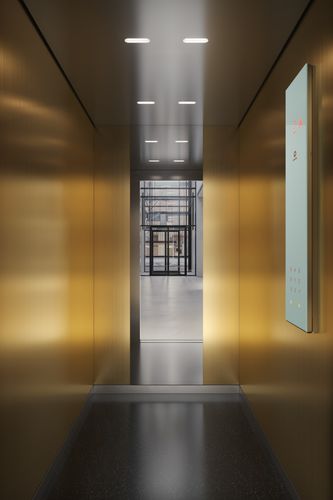 Ascensore elettrico - 3000 PLUS - Schindler - per il settore terziario / senza locale macchine / da interno