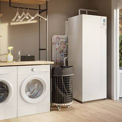 Pompa di calore aria-acqua - ALFEA EXTENSA DUO A.I. R32 - ATLANTIC - residenziale / da esterno / split