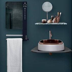 Scaldasalviette elettrico - TELIA - ATLANTIC - 1800 w / contemporaneo / in metallo