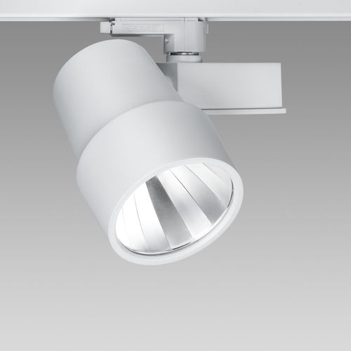 Faretti a binario LED - VARIO 110 - REGENT LIGHTING - tondo / in ghisa di alluminio / contract