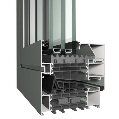 Profilato per finestra in alluminio - MASTERLINE 10 - Reynaers Aluminium - acustico / termoisolante / antirapina