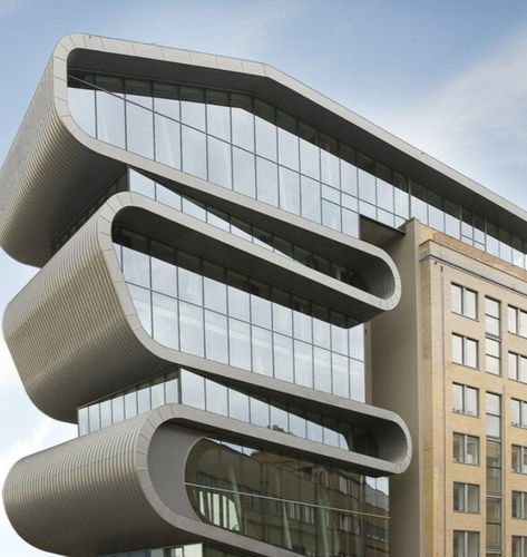 Sistema di facciata in vetro - CONCEPTWALL 60 - Reynaers Aluminium - in alluminio / paravista / modulare