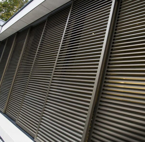 Frangisole in alluminio - BS 40 - Reynaers Aluminium - per facciata / verticale / scorrevole