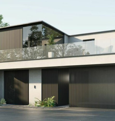 Rivestimento di facciata in pannelli - PARALLINE - Reynaers Aluminium - in alluminio / orizzontale / di lunga durata