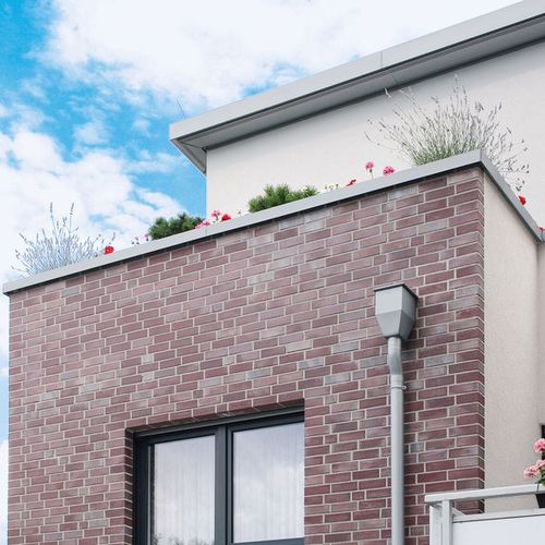 Rivestimento in calcestruzzo prefabbricato - RHEINZINK - per tetto piano / per muro