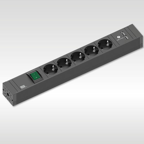 Presa di corrente - CONNECT LINE - BACHMANN - USB / multipla / per scrivania
