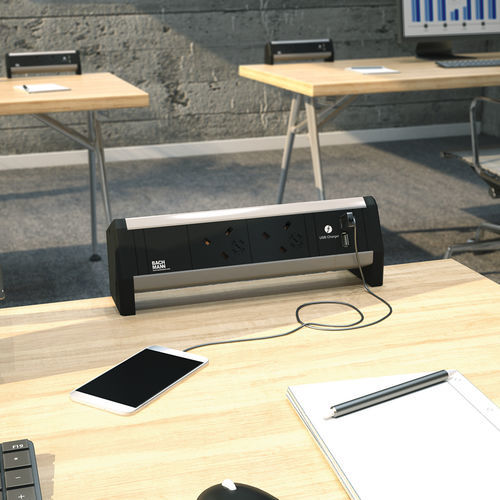 Presa di corrente - DESK 1 - BACHMANN - informatica / multipla / per scrivania