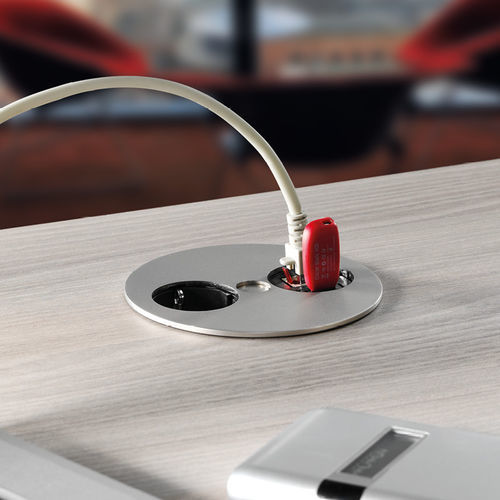 Presa di corrente - TWIST - BACHMANN - USB / doppia / da bancone