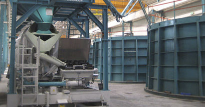 Centrale di betonaggio mobile - AUTOCOR 24-4.167 HLS - PUTZMEISTER - su guida di scorrimento