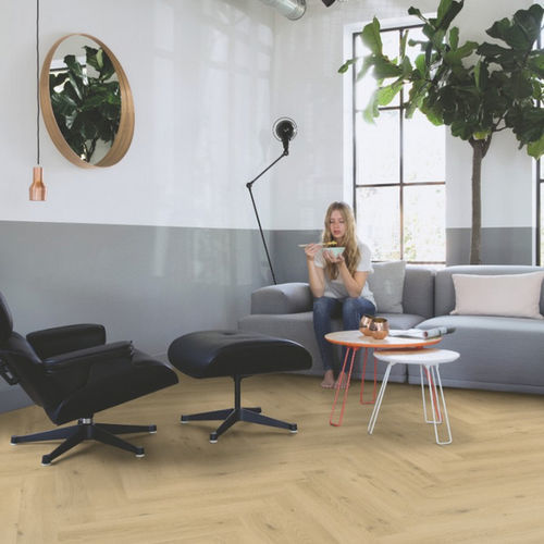 Pavimento in vinile - OCEAN BLISS NATURAL - QUICK-STEP - da interno / per soggiorno / per ufficio