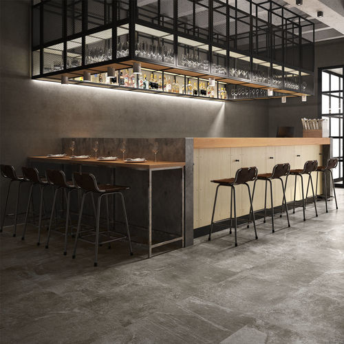 Piastrella in porcellana - FUSION STONE - RAK Ceramics - opaca / satinata / da interno
