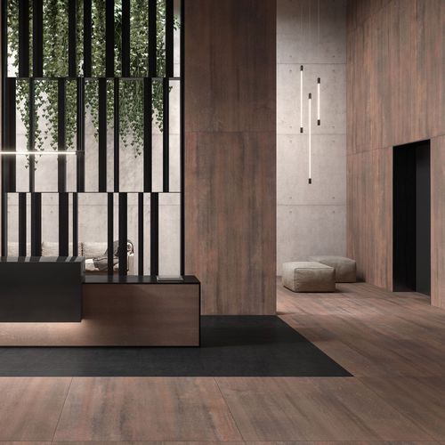 Piastrella in porcellana - Redox metal - RAK Ceramics - opaca / da interno / da parete