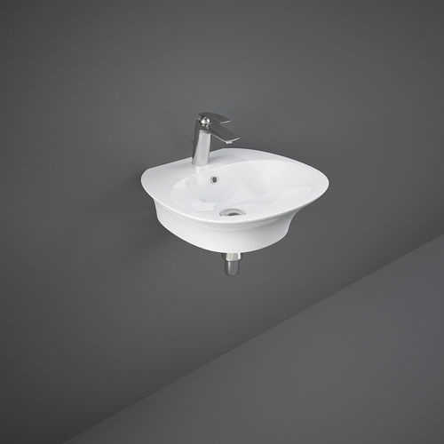 Lavabo sospeso - RAK-Sensation - RAK Ceramics - in ceramica / ovale / 1 foro
