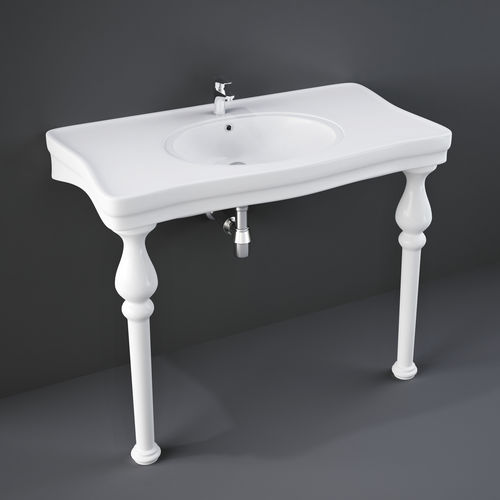 Lavabo consolle - RAK-Washington - RAK Ceramics - in ceramica / rettangolare / contemporaneo