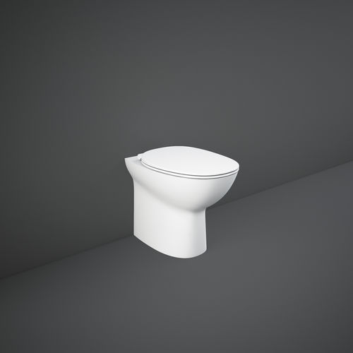 WC da appoggio - Rak-Morning - RAK Ceramics - in ceramica / con cassetta ad incasso / senza brida