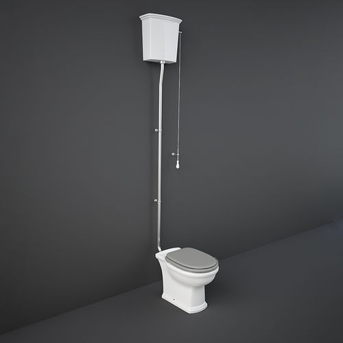 WC da appoggio - RAK-Washington - RAK Ceramics - in ceramica / con maniglia a leva / con sciacquone in alto
