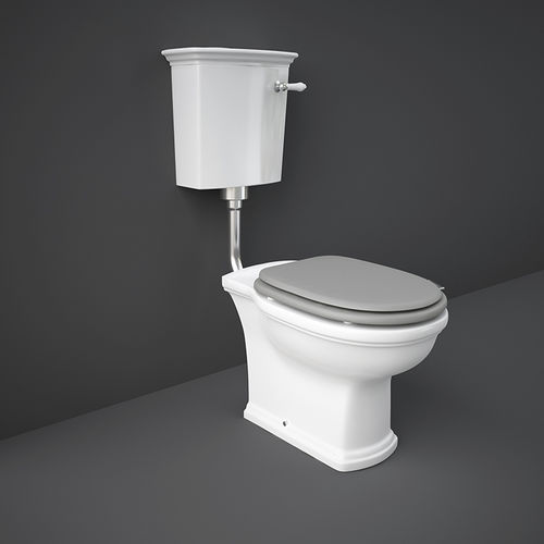 WC da appoggio - RAK-Washington - RAK Ceramics - in ceramica / con sciacquone in alto / tradizionale