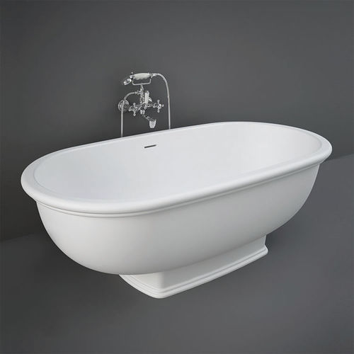 Vasca da bagno da appoggio - RAK Ceramics - in acrilico / bianca
