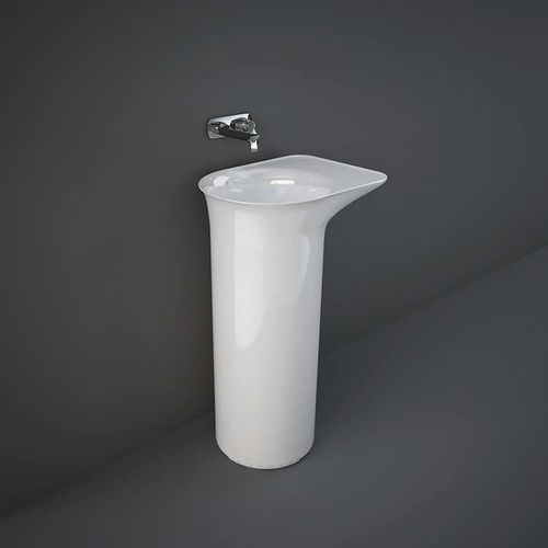 Lavabo autoportante - RAK-VALET - RAK Ceramics - in ceramica / ovale / senza foro