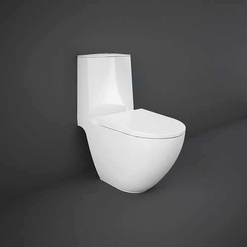 WC monoblocco - RAK-DES - RAK Ceramics - in ceramica / per uso residenziale / contract