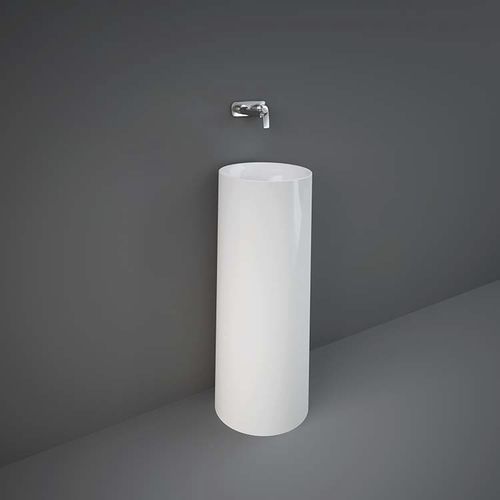 Lavabo autoportante - RAK-PETIT - RAK Ceramics - in ceramica / rotondo / senza foro