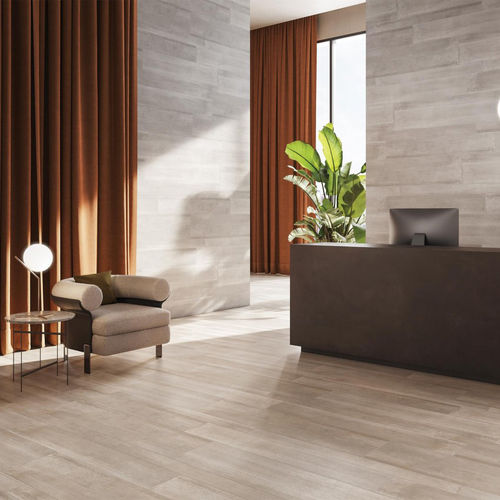 Piastrella in porcellana - PLANK WOOD - RAK Ceramics - opaca / da interno / da sala
