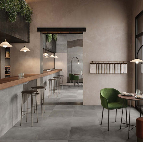 Piastrella in ceramica - LAVA CONCRETE - RAK Ceramics - in cemento / in calcestruzzo / in lavica