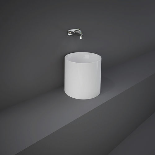 Lavabo da appoggio - RAK-PETIT - RAK Ceramics - in ceramica / rotondo / senza foro