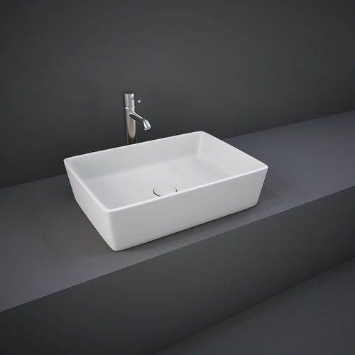 Lavabo da appoggio - RAK-Feeling - RAK Ceramics - in ceramica / rettangolare / contemporaneo