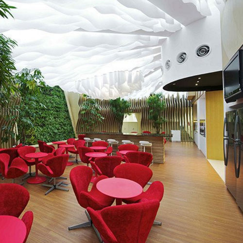 Controsoffitto di carta - DROP STRIPE® - PROCÉDÉS CHÉNEL INTERNATIONAL - a doghe / per ufficio / per sala conferenze