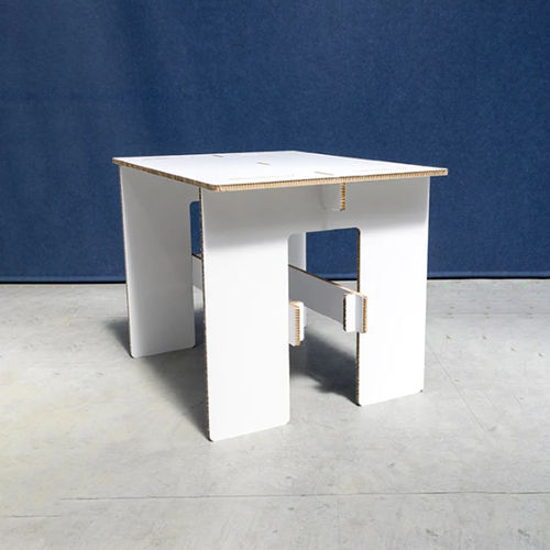 Tavolo design - VANVES - PROCÉDÉS CHÉNEL INTERNATIONAL - in cartone / con base in cartone / rettangolare