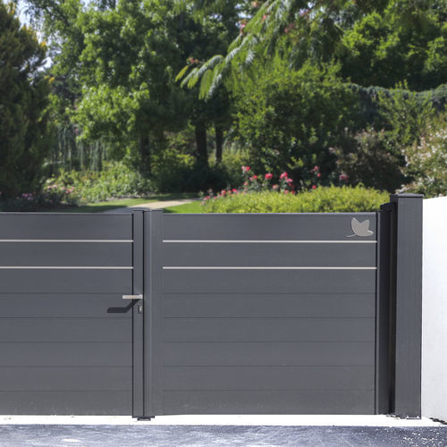 Cancello battente - WOLF® - PROFILS SYTEMES - scorrevole / in alluminio / in acciaio inossidabile