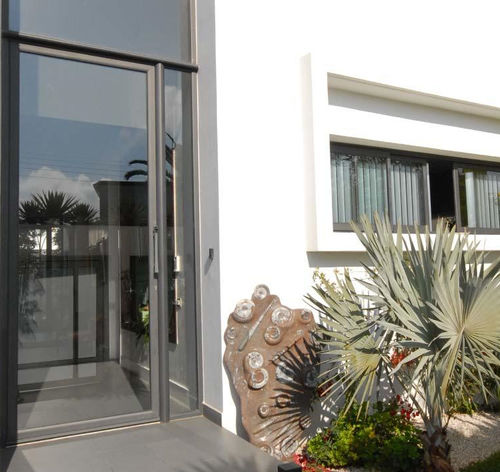 Porta d'ingresso - DZAO® - PROFILS SYTEMES - in vetro / in alluminio / battente