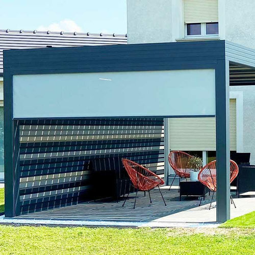 Tenda avvolgibile per protezione solare - WALLIS&ZIP® - PROFILS SYTEMES - per veranda / in tessuto / da esterno