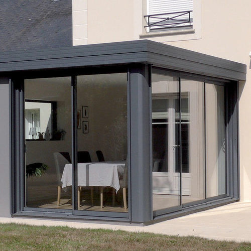 Veranda in metallo - WALLIS&ENERGY® - PROFILS SYTEMES - in vetro