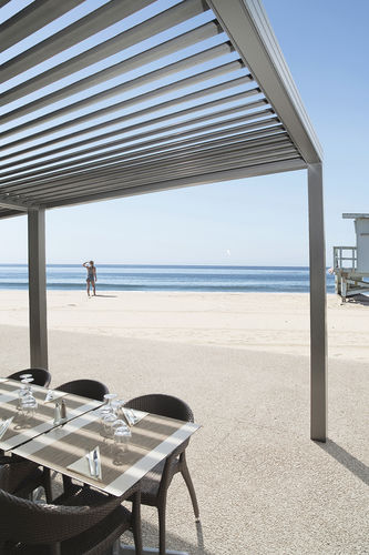 Pergola autoportante - WALLIS & OUTDOOR® - PROFILS SYTEMES - in alluminio / su misura / contract