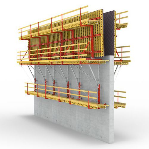 Cassaforma a ripresa - SCS - PERI S.A.S. - in metallo / di grande superficie