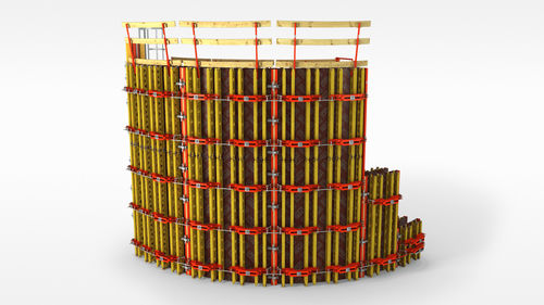 Cassaforma circolare - RUNDFLEX - PERI S.A.S. - in metallo / per muro