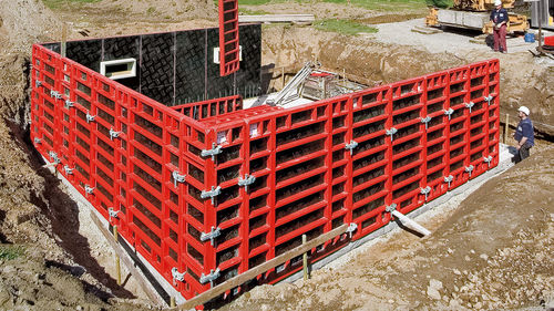 Cassaforma a telaio - TRIO - PERI S.A.S. - modulare / in metallo / per muro