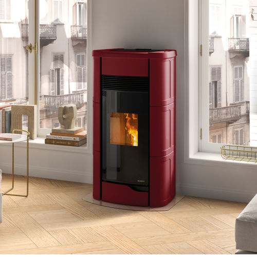 Stufa a pellet - ANNA 9 - PALAZZETTI LELIO - 9 kW / 12 kW / a pavimento