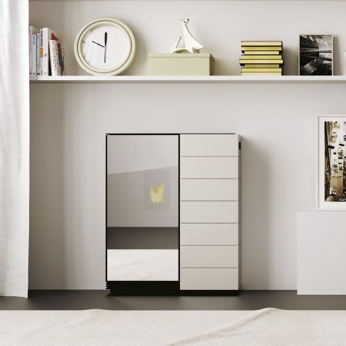 Stufa a pellet - DENISE - PALAZZETTI LELIO - 5 kW...10 kW / da appoggio / contemporanea