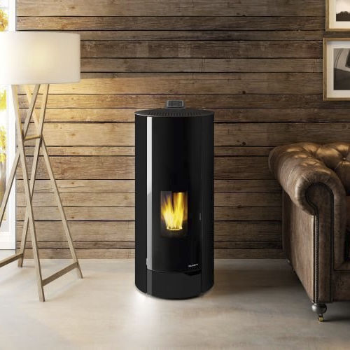 Stufa a pellet - NINA - PALAZZETTI LELIO - 5 kW...10 kW / a pavimento / contemporanea